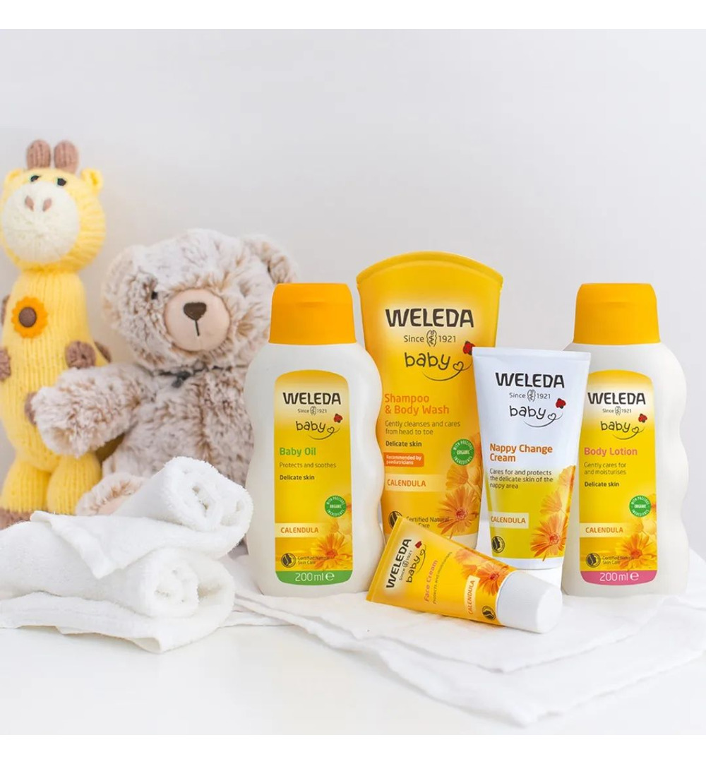 WELEDA Calendula baby verzorgende olie (200 ml) - image 2