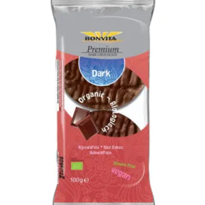 Bonvita Rijstwafels Pure Chocolade Bio (100 gr)