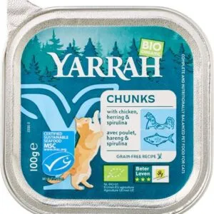 Yarrah Kat Alucup Chunks Met Vis Bio (100 gr)