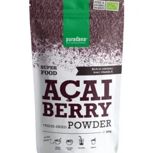 Purasana Acai Bessen Poeder/Poudre Baies D'Acai Vegan Bio (100 gr)