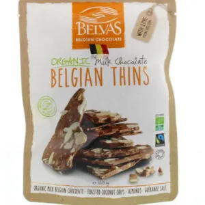Belvas Thins melk kokos amandel bio (120 gr)