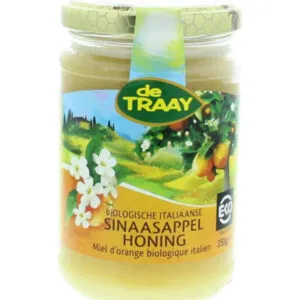 De Traay Italiaanse Sinaasappelhoning Bio (350 gr)