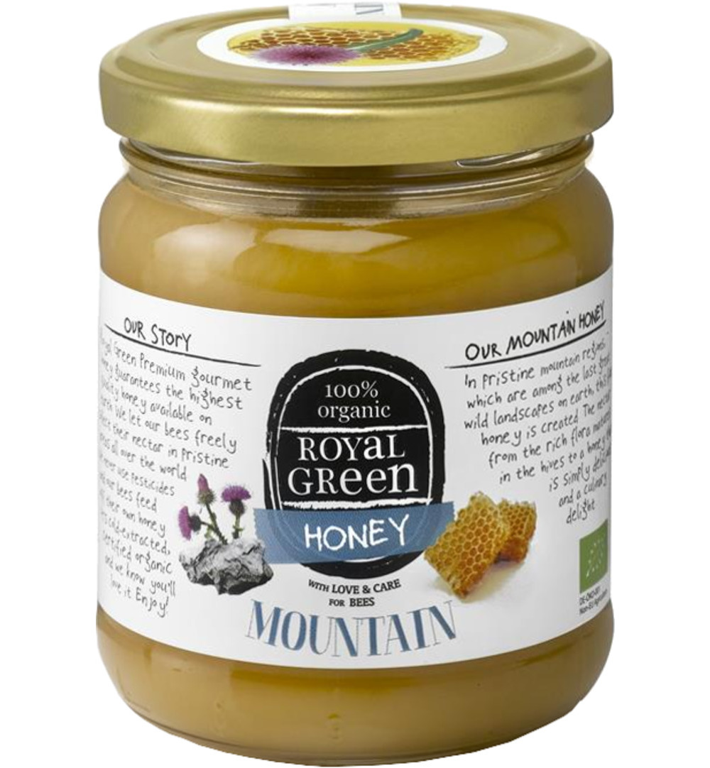 Royalgreen Mountain honey bio (250 gr)