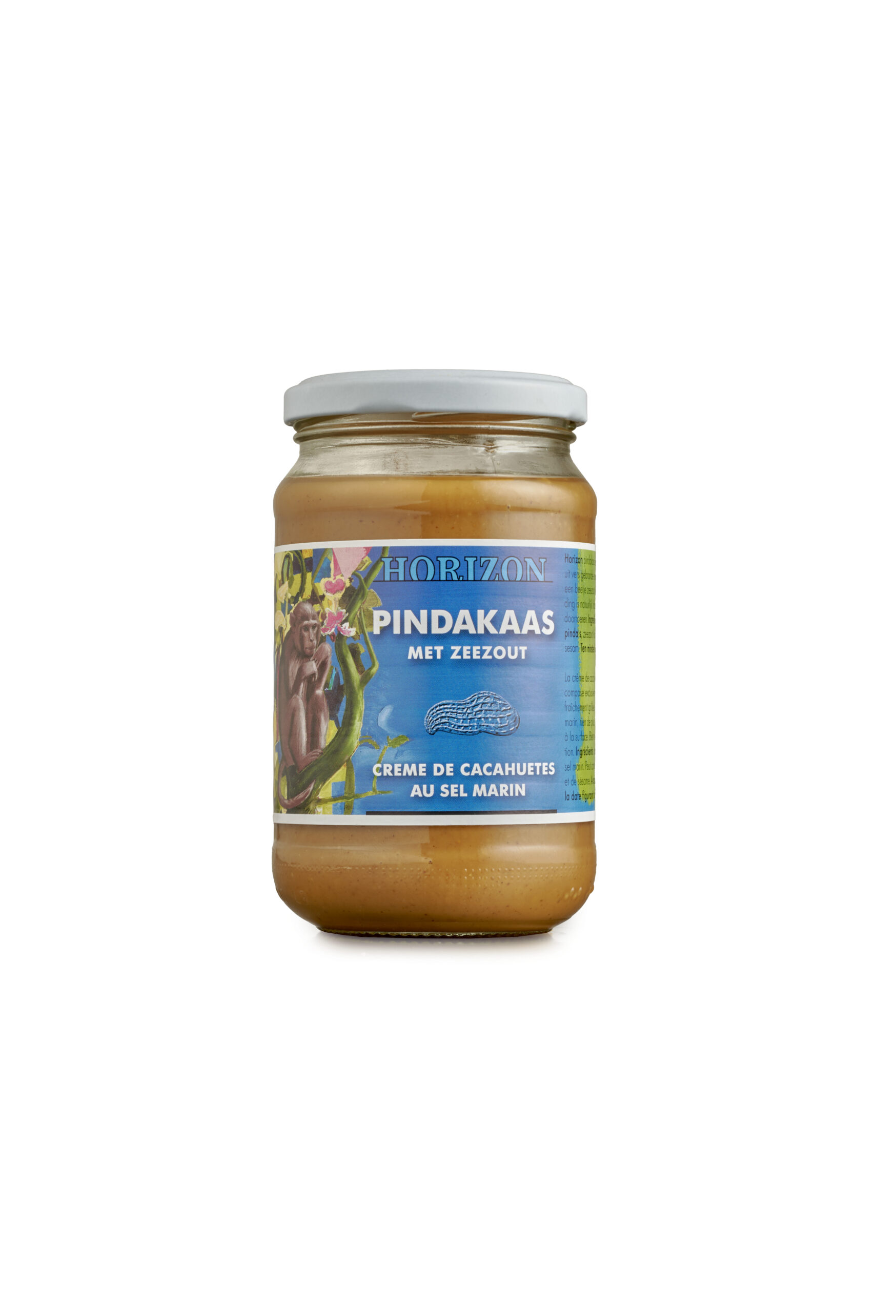 Horizon Pindakaas met zeezout eko bio (350 gr)