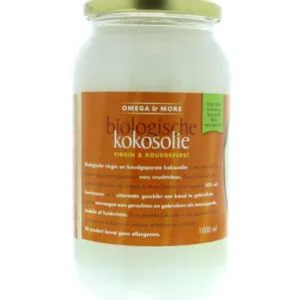 Omega & More Kokosolie Extra Virgin Glas Bio (1000 ml)