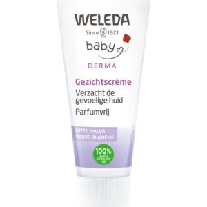 WELEDA Baby witte malva sensitive gezichtscreme (50 ml)