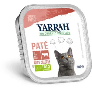 Yarrah Kattenvoer Pate Met Rund En Kip Bio (100 gr)
