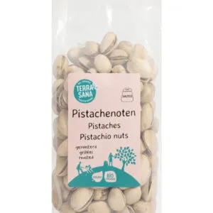 TerraSana Pistachenoten geroosterd met zout bio (200 gr)