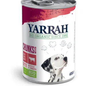 Yarrah Hond Brok Rund In Saus Bio (405 gr)