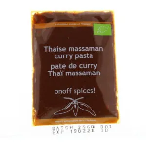 Onoff Thaise Massaman Currypasta Bio (50 gr)