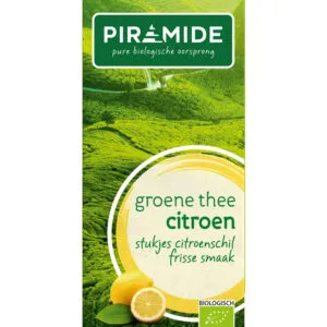 Piramidegroene Thee Met Citroen Eko Bio (20 stuks)