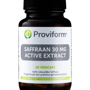 Proviform Saffraan 30 Mg Active Extract (60 vega capsules)