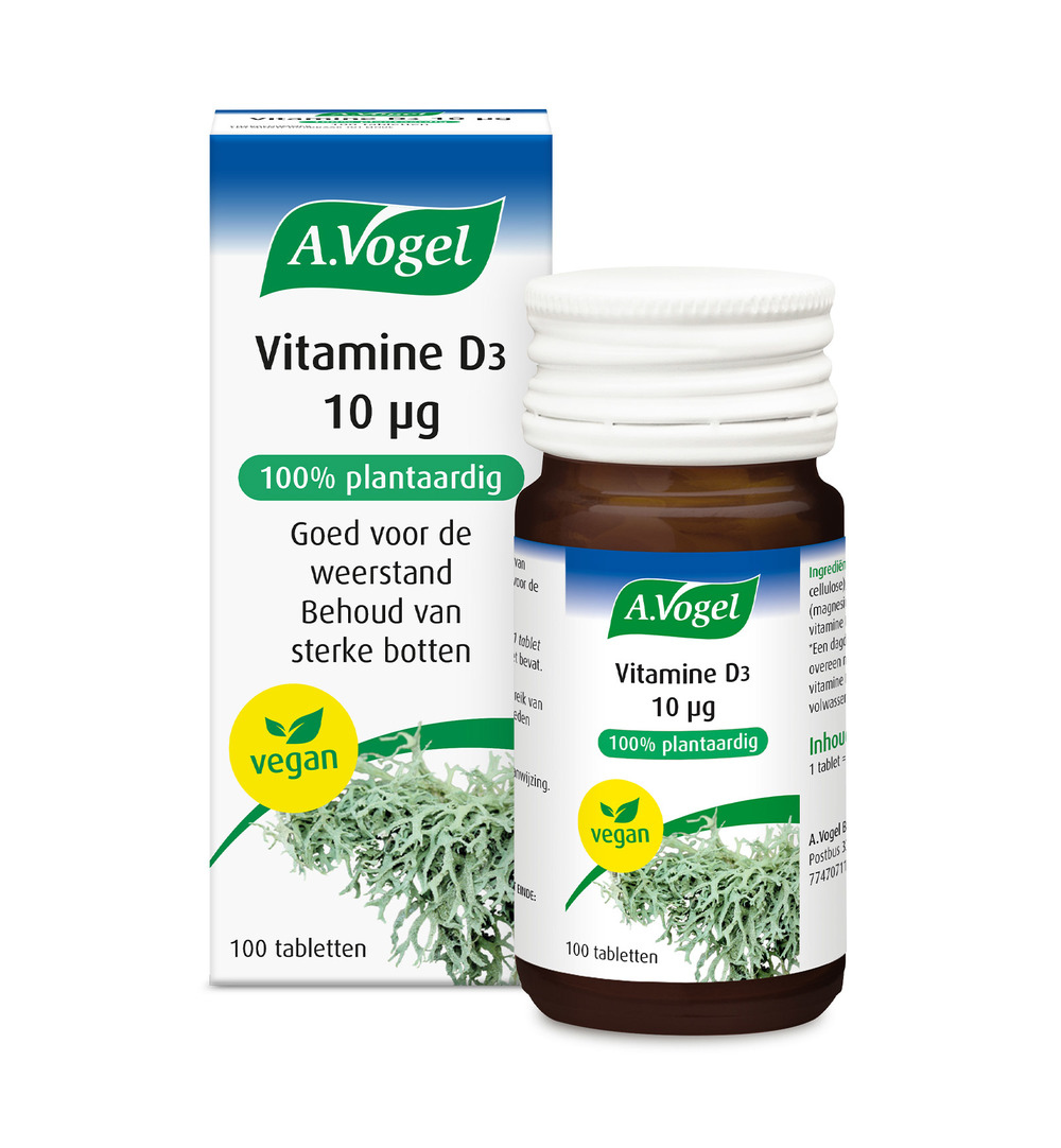 A.Vogel Vitamine D3 10ug (100 tabletten)