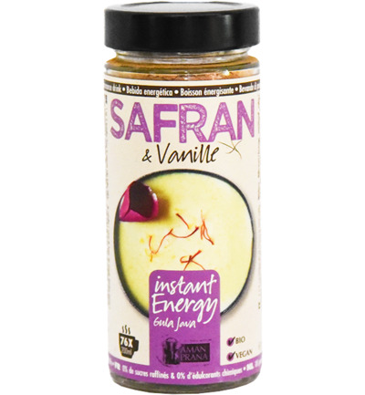Amanprana Gula Java Saffraan & Vanille Bio (230 gr)