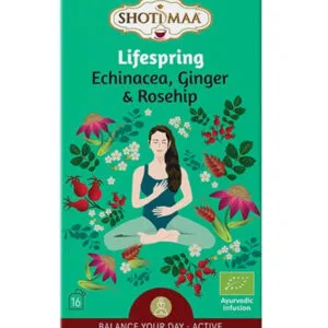 Shoti Maa Lifespring Echinacea, Ginger & Rosehip (16 stuks)