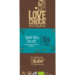 Lovechock Sweet nibs & seasalt bio (70 gr)