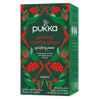 Pukka Organic Teas Ginseng Matchagreen Bio (20 zakjes)