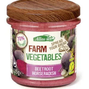 Allos Farm vegetables rode biet & mierikswortel bio (135 gr)