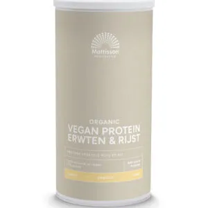 Mattisson Vegan Protein Erwten & Rijst V Anille Bio (500 gr)