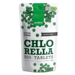 Purasana Chlorella 500 mg BIO (500 tabletten)