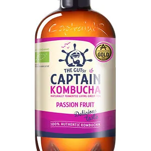 The Gutsy Captain Kombucha Passionfruit BIO (400 ml)