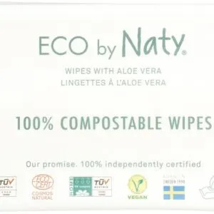 Naty Babydoekjes Aloe Vera (56 stuks)