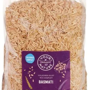 Your Organic Nature Basmatirijst Volkoren (800 gr)