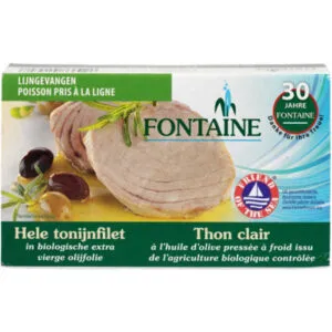 Fontaine Tonijnfilet In Olijfolie Bio (120 gr)