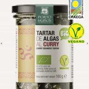 Porto Muinos Zeewier Spread Curry Bio (160 gr)
