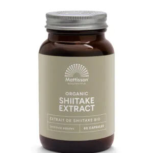 Mattisson Shiitake Extract 400Mg Bio (60 vega capsules)