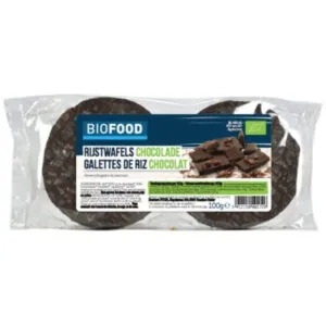 Damhert Rijstwafels choco bio (100 gr)
