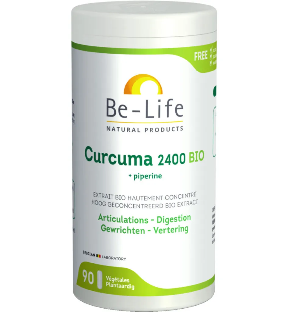 Be-Life Curcuma 2400 + piperine bio (90 softgels)