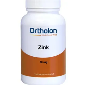 Ortholon Zink citraat 30mg (60 tabletten)
