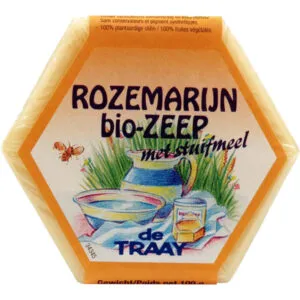 De Traay Zeep rozemarijn/stuifmeel bio (100 gr)