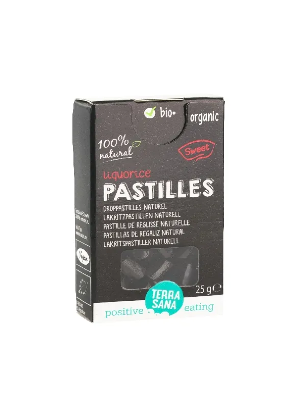 TerraSana Droppastilles naturel bio (25 gr)