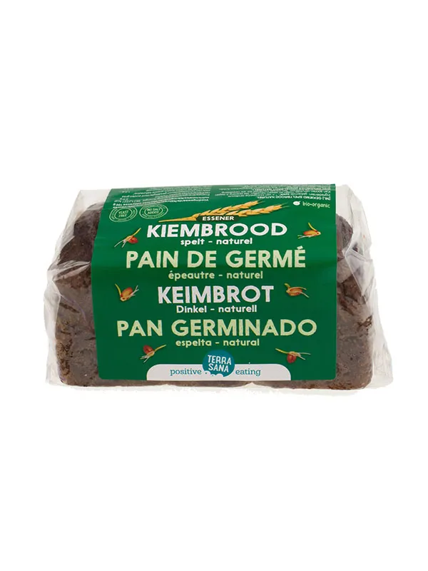 Terrasana Gekiemd Speltbrood Naturel Bio (400 gr)