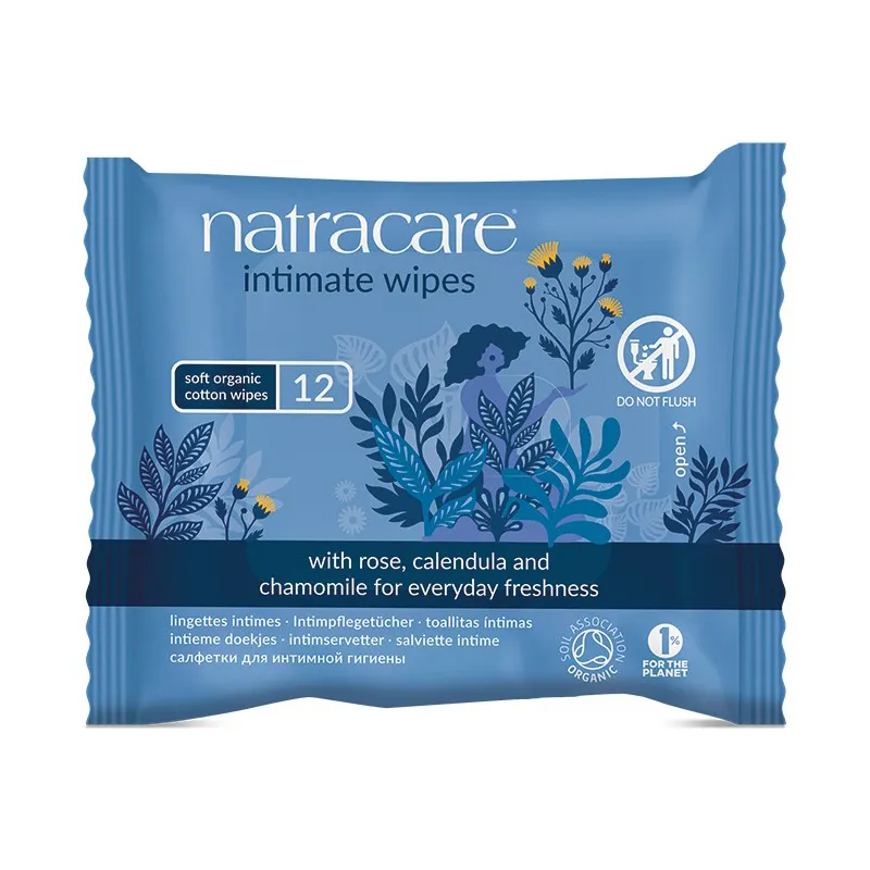 Natracare Intiem hygienische doekjes (12 stuks)
