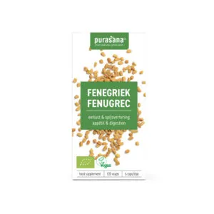 Purasana Fenegriek/Fenugrec Vegan Bio (120 vega capsules)