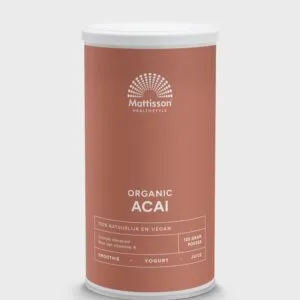 Mattisson Acai Poeder Euterpe Oleracea Organic Bio (125 gr)