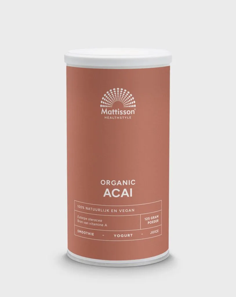 Mattisson Acai Poeder Euterpe Oleracea Organic Bio (125 gr)
