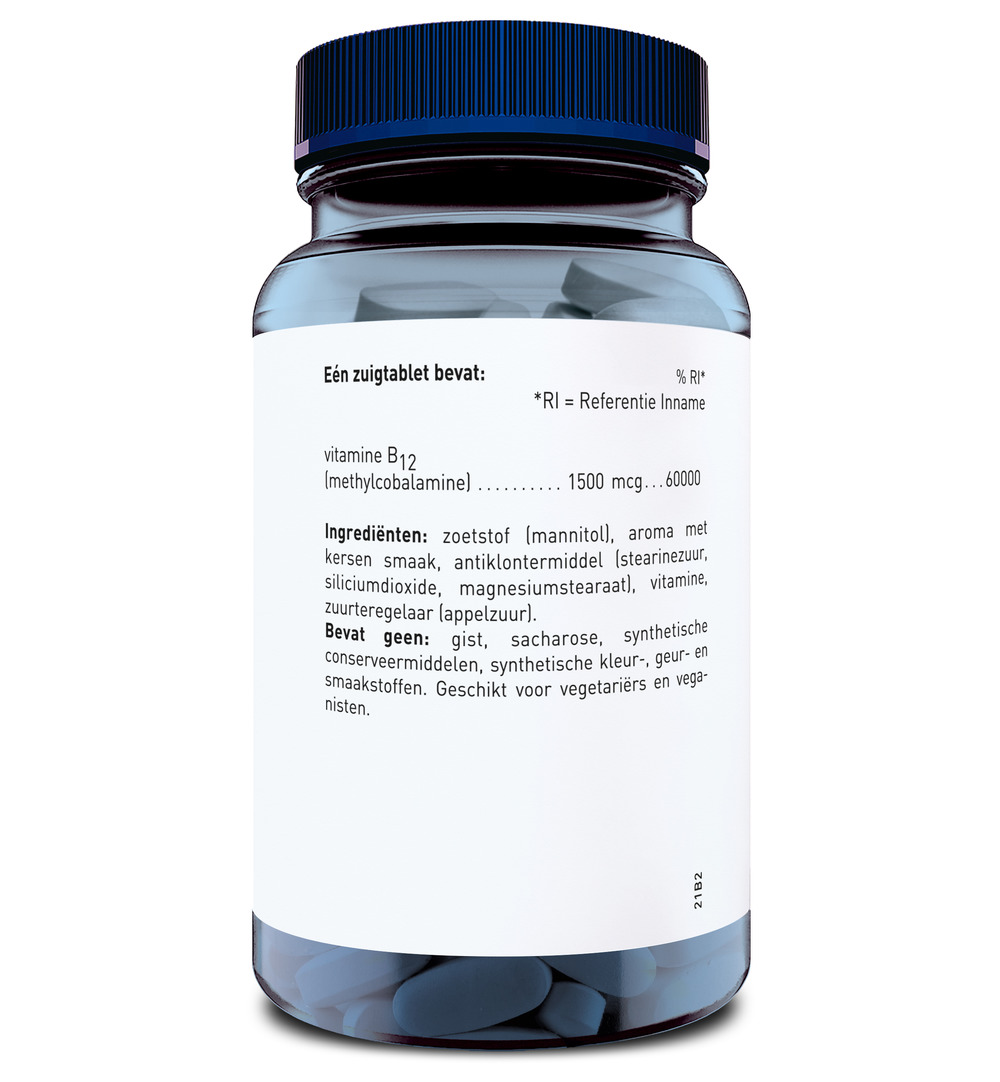 Orthica Co enzym B12 (60 zuigtabletten)