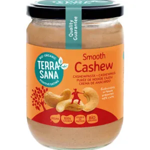 TerraSana Cashewnotenpasta zonder zout bio (500 gr)