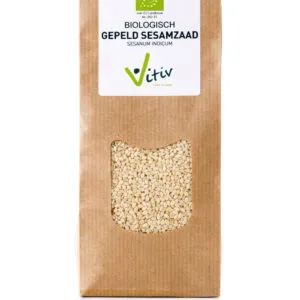 Vitiv Sesamzaad Wit Gepeld Bio (500 gr)