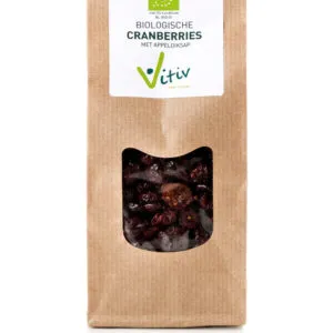 Vitiv Cranberries Appeldiksap Bio (250 gr)