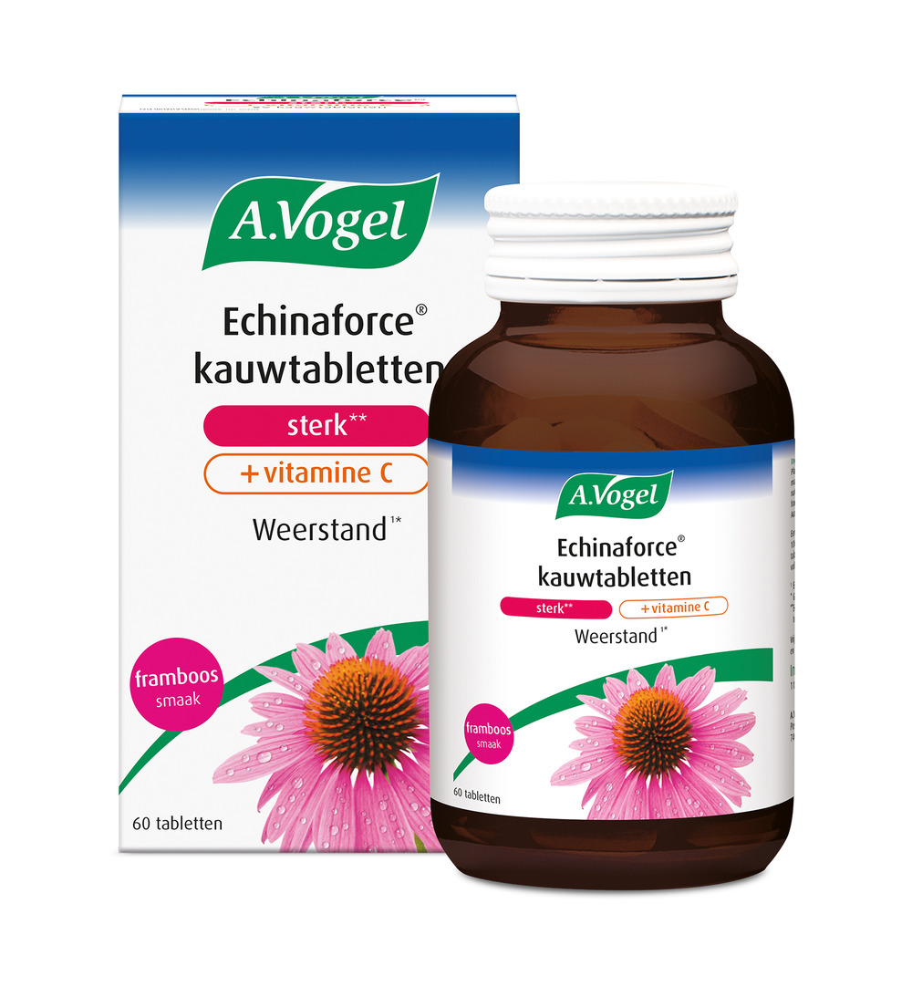 A.Vogel Echinaforce kauwtablet sterk + vitamine C (60 kauwtabletten)