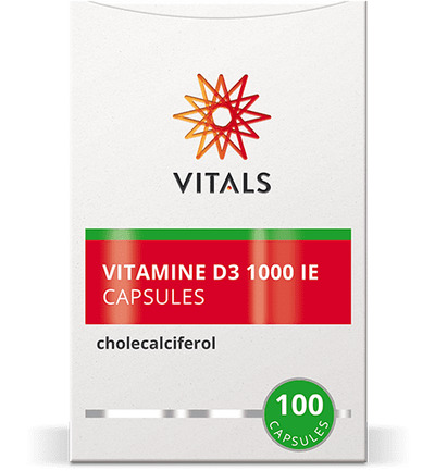 Vitals Vitamine D3 1000IE (100 capsules) - image 2