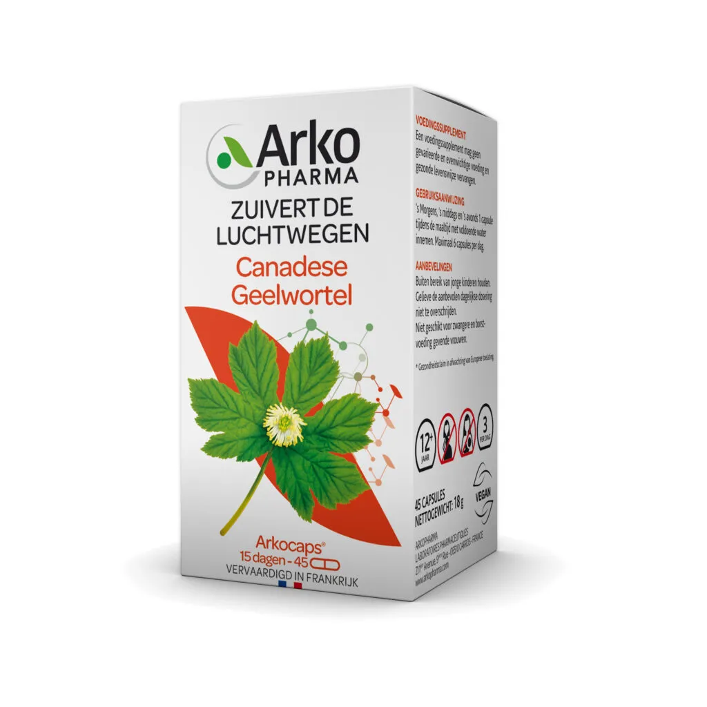 Arkocaps Canadese Geelwortel (45 capsules)