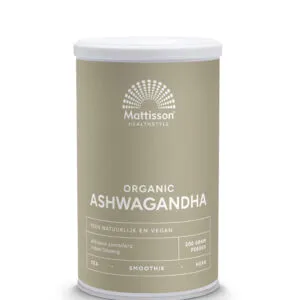 Mattisson Ashwagandha Poeder Withania Somnifera Bio (200 gr)