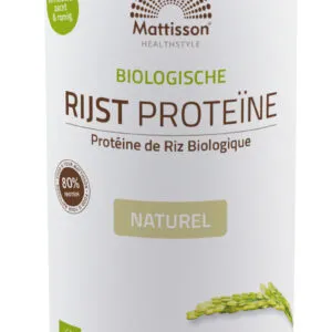 Mattisson Rijst Proteine Naturel Vegan 80% Bio (500 gr)