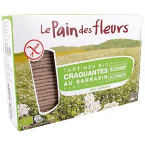 Le Pain Des Fleurs Boekweit Crackers Bio (300 gr)